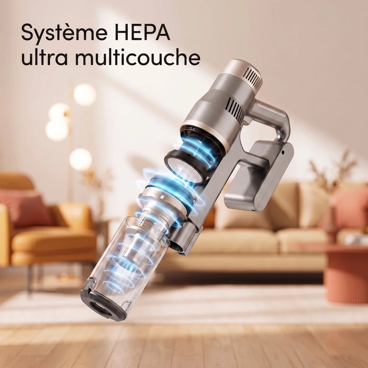 Balai aspirateur sans fil Lumen — vue 3