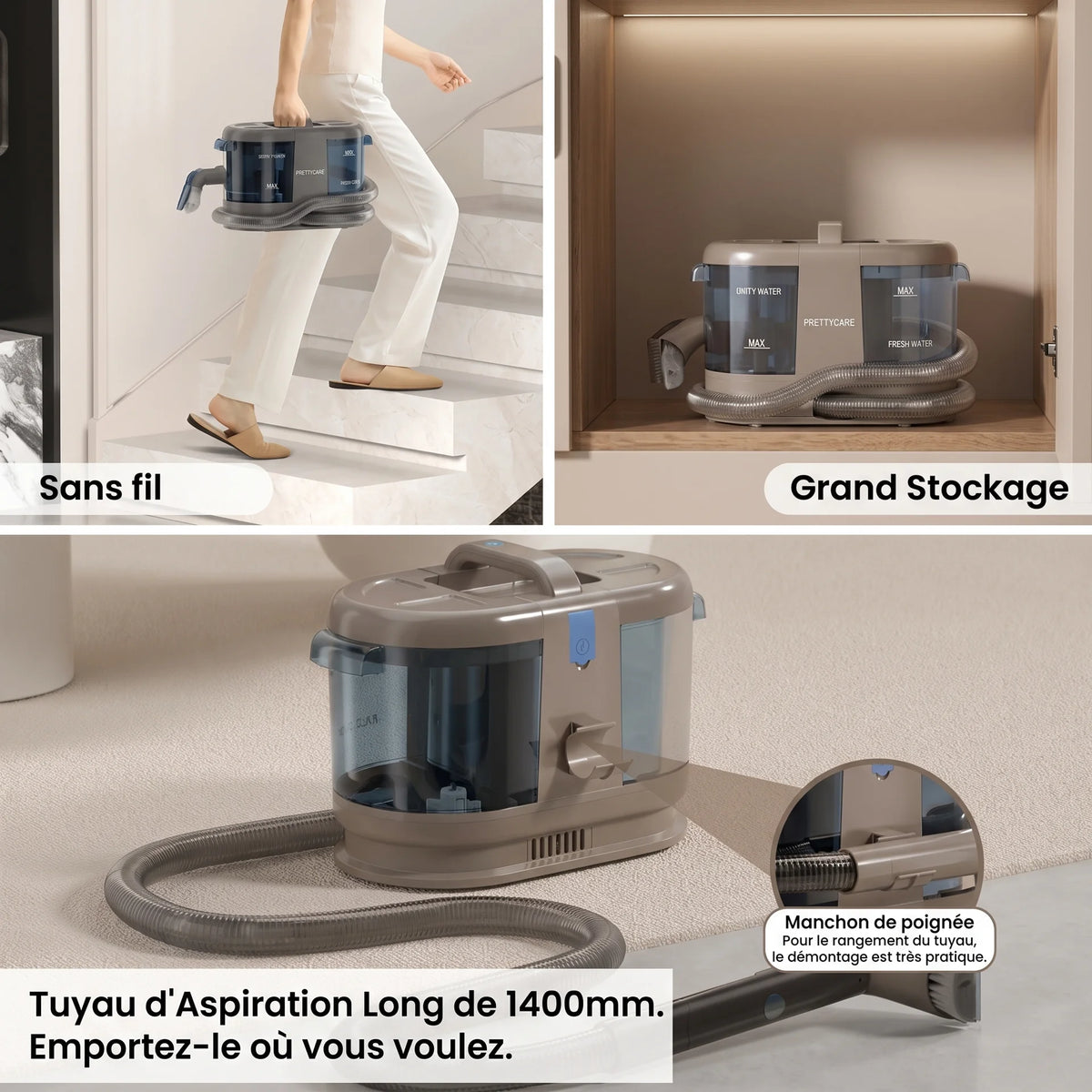 Aspirateur à eau sans fil Nora — vue 4