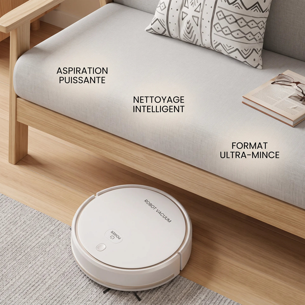 Aspirateur robot 3 en 1 Esist — vue 2