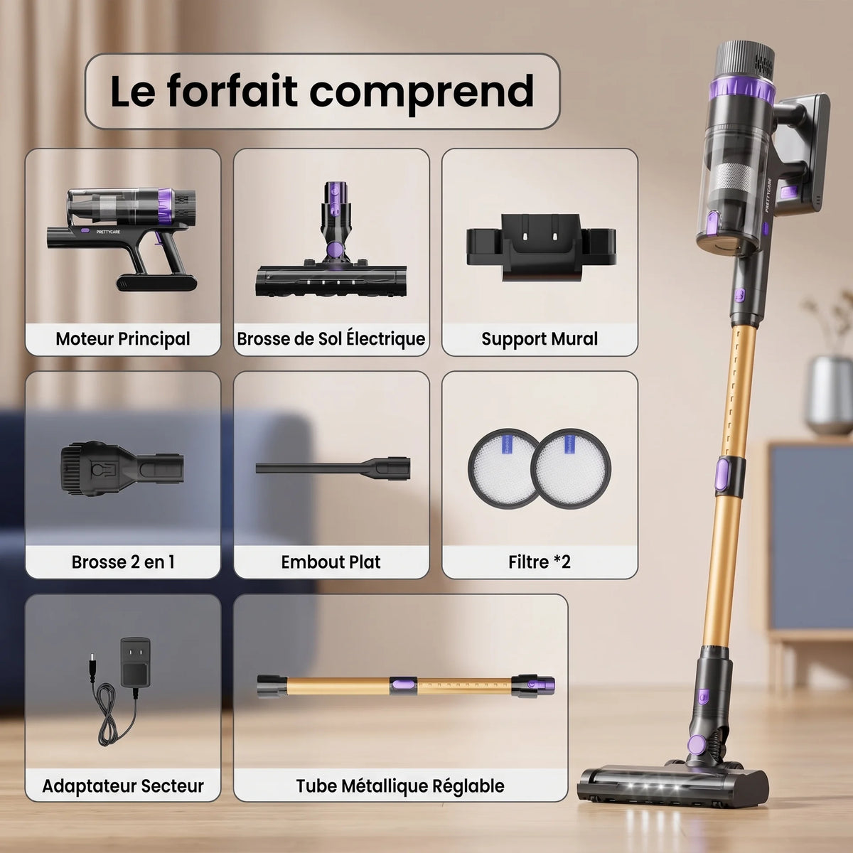 Balai aspirateur sans fil Oria — vue 8
