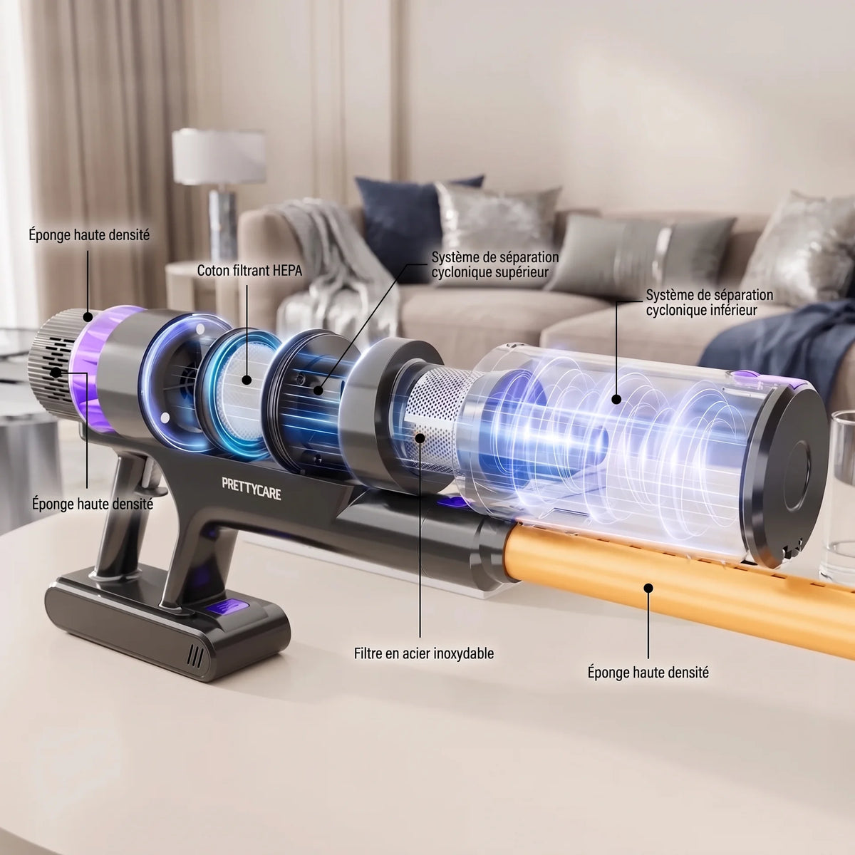 Balai aspirateur sans fil Oria — vue 7