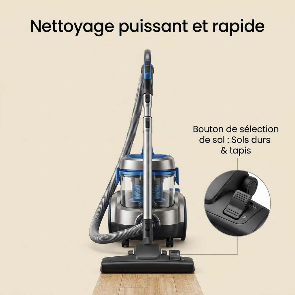 Aspirateur traîneau sans sac Bubble — vue 3