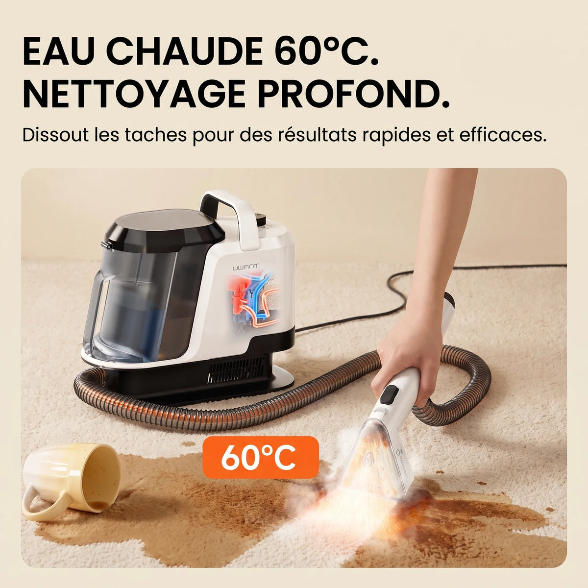 Aspirateur lavant vapeur Vesta — vue 3