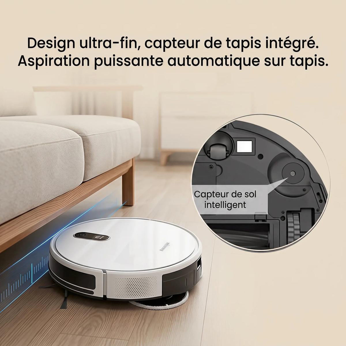 Aspirateur robot Sweeper — vue 3