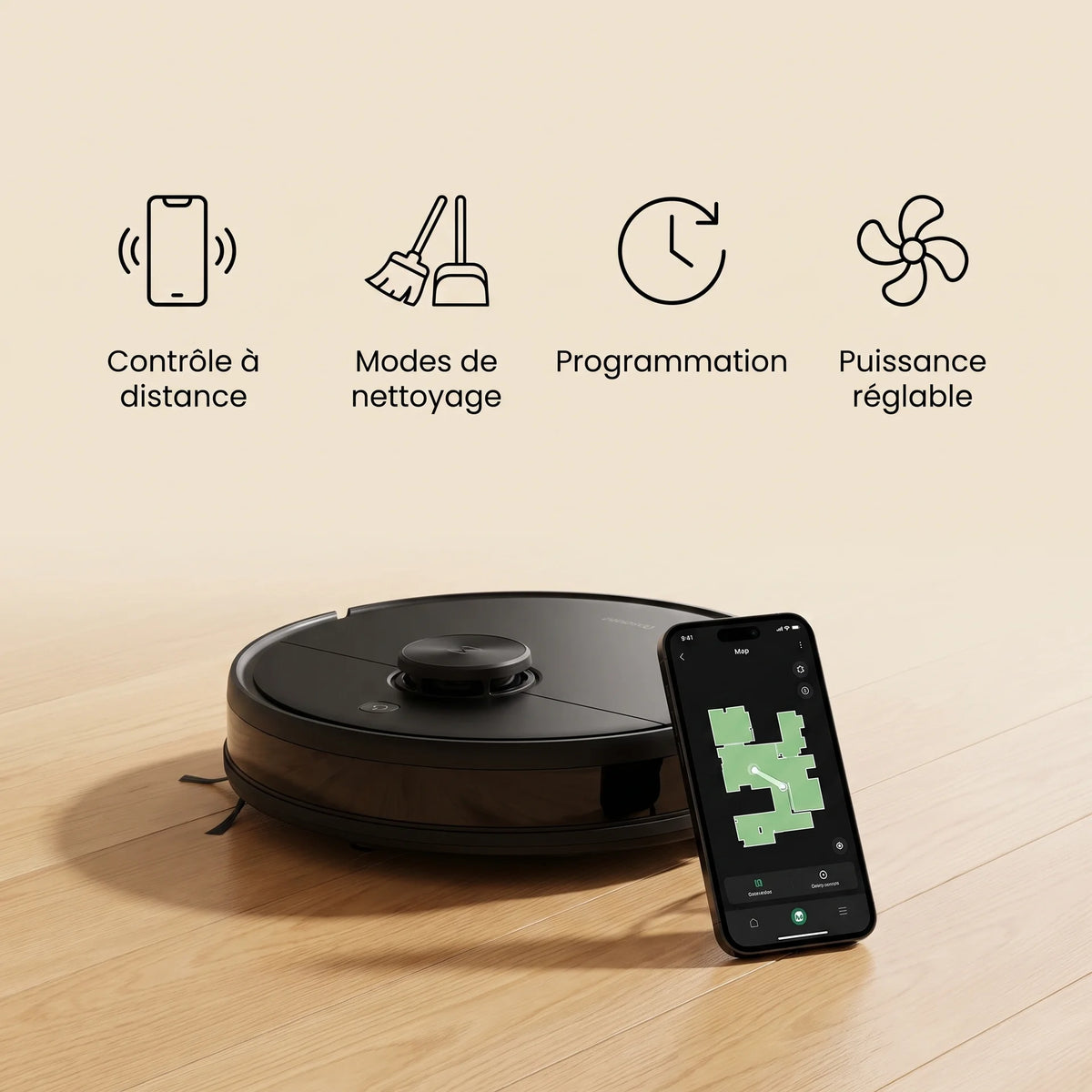 Aspirateur robot laveur Tarin — vue 4