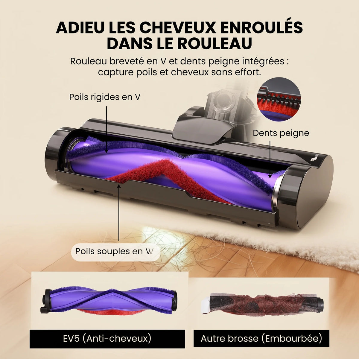 Balai aspirateur sans fil Enzo — vue 3