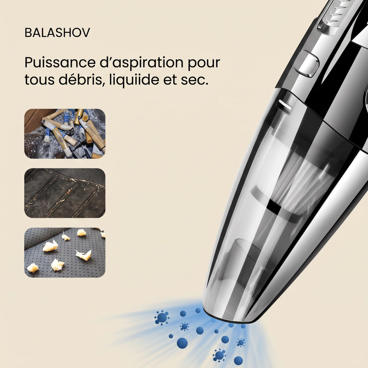 Aspirateur à main sans fil Lina — vue 7