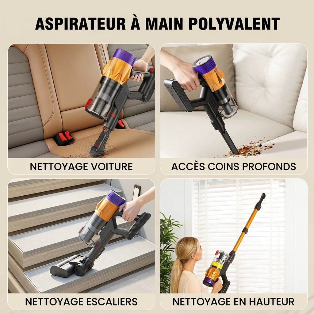 Aspirateur balai sans fil Aulee — vue 4