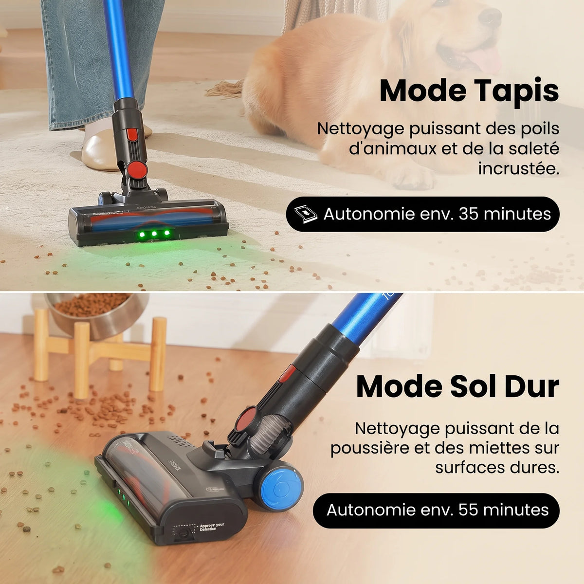 Aspirateur balai sans fil Elva — vue 3