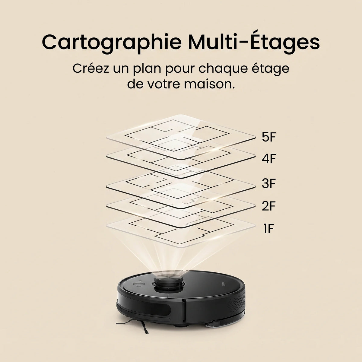 Aspirateur robot laveur Kelio — vue 4