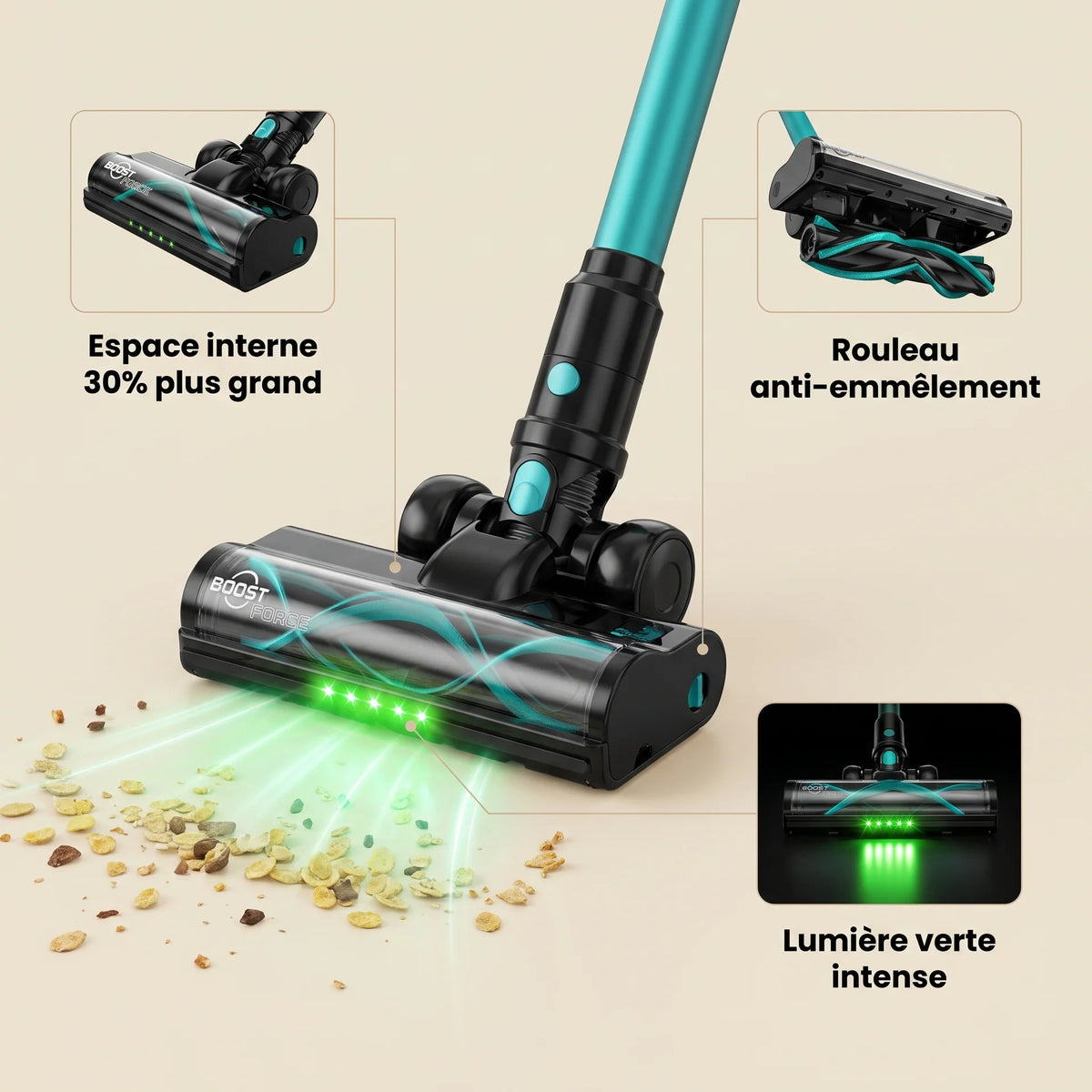Aspirateur balai sans fil Zen — vue 5