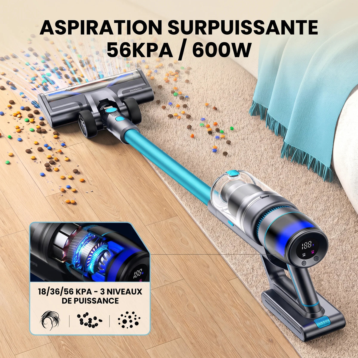 Aspirateur balai sans fil Yree — vue 8