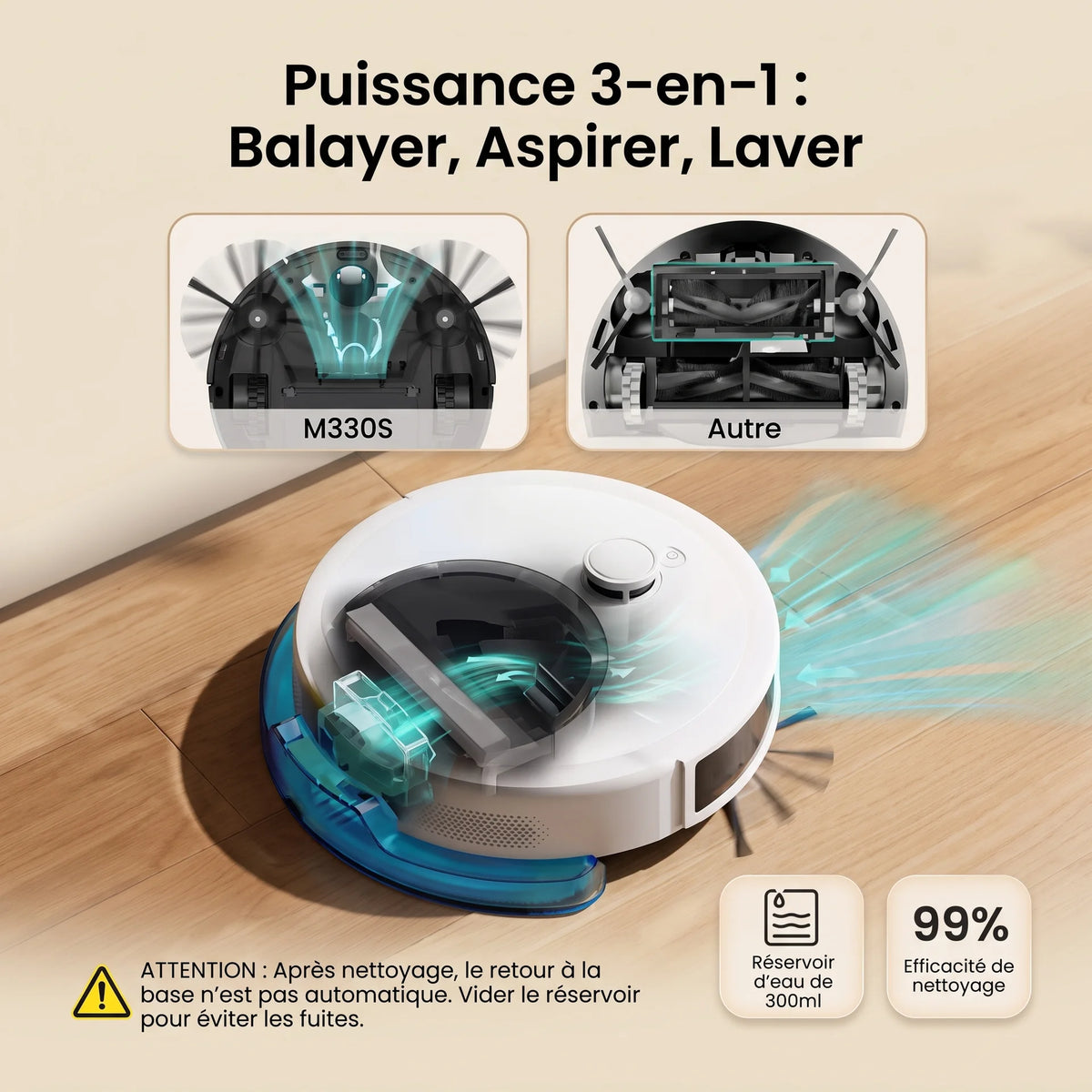 Aspirateur robot laveur Marlo — vue 4