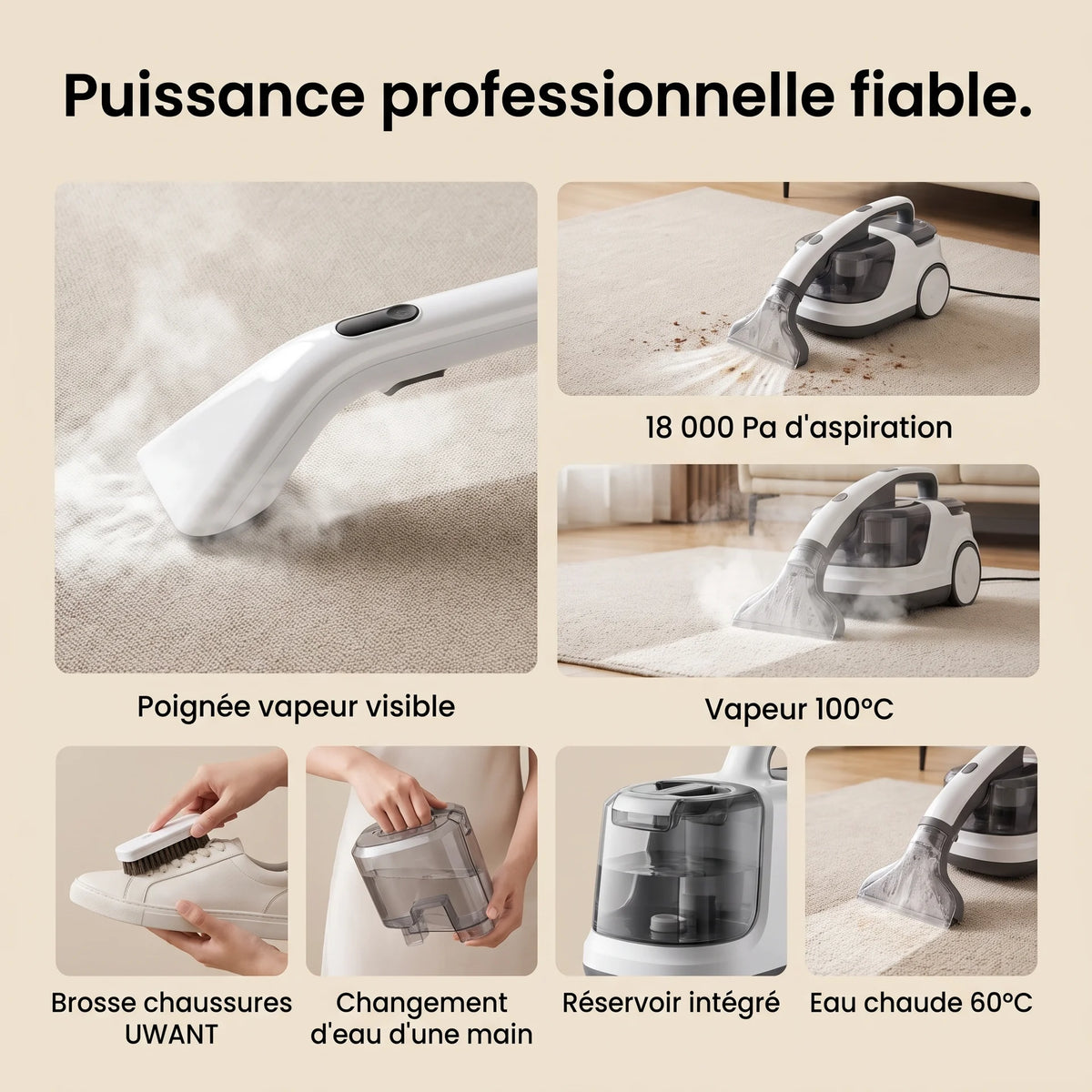 Aspirateur lavant vapeur Vesta — vue 5