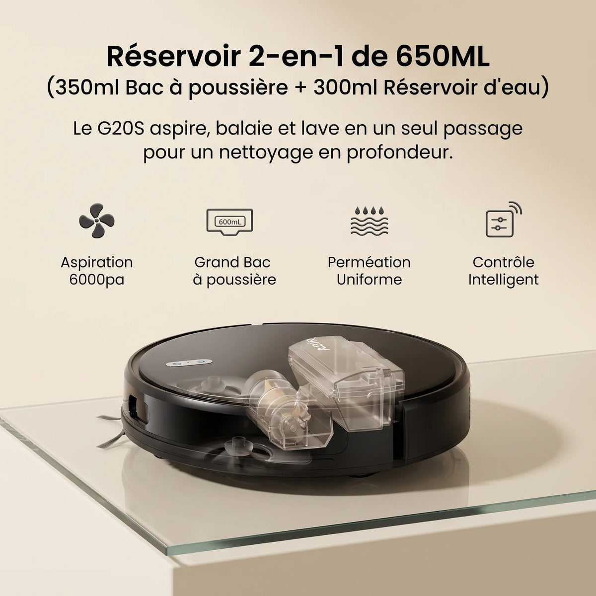 Aspirateur robot laveur Astra — vue 4