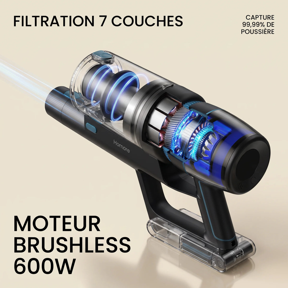 Aspirateur balai sans fil Yree — vue 6