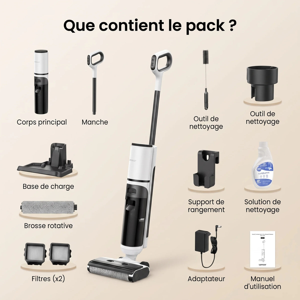 Aspirateur lavant sans fil Malo — vue 9