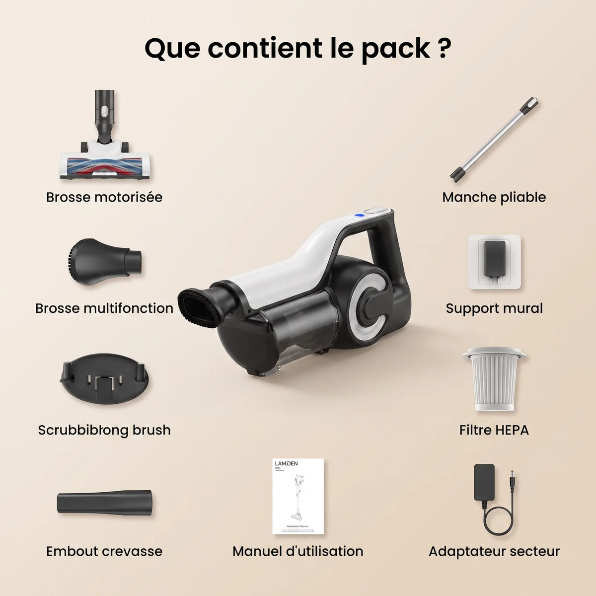 Aspirateur balai sans fil Neo — vue 7