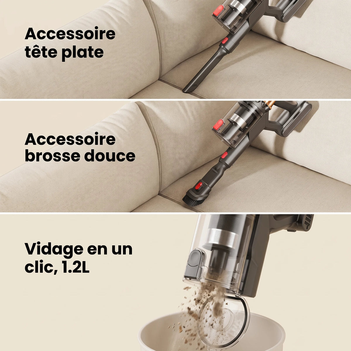 Aspirateur balai sans fil Calie — vue 3