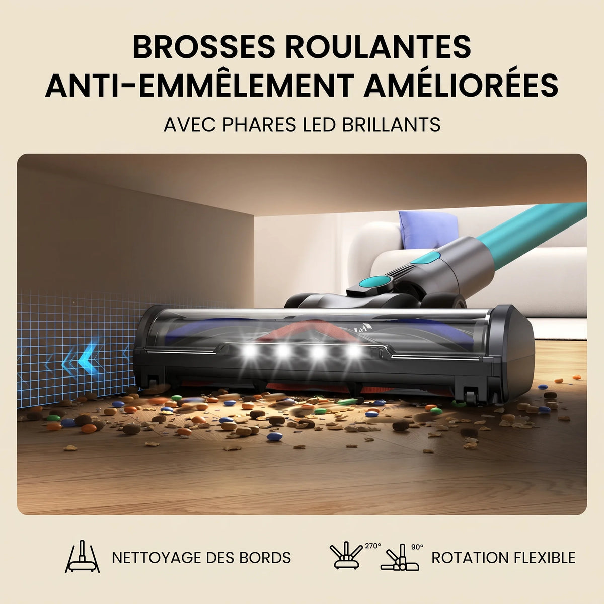 Aspirateur balai sans fil Yree — vue 5