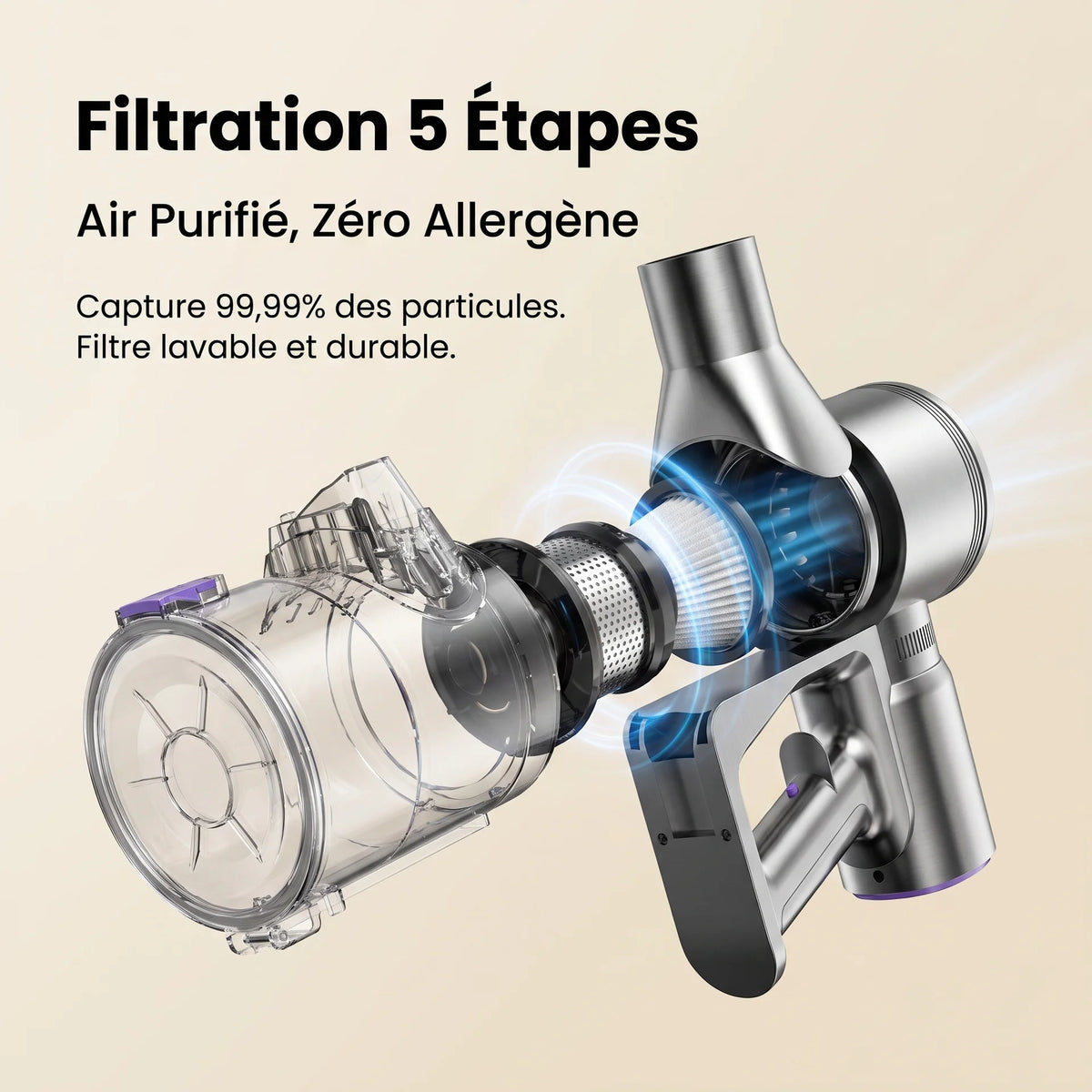 Aspirateur balai sans fil Ester — vue 6