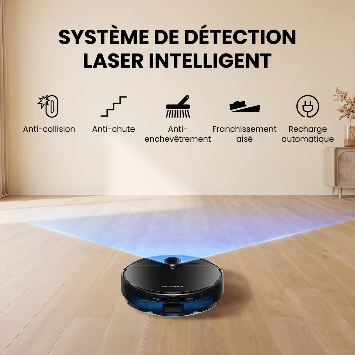 Aspirateur robot laveur Lex — vue 3