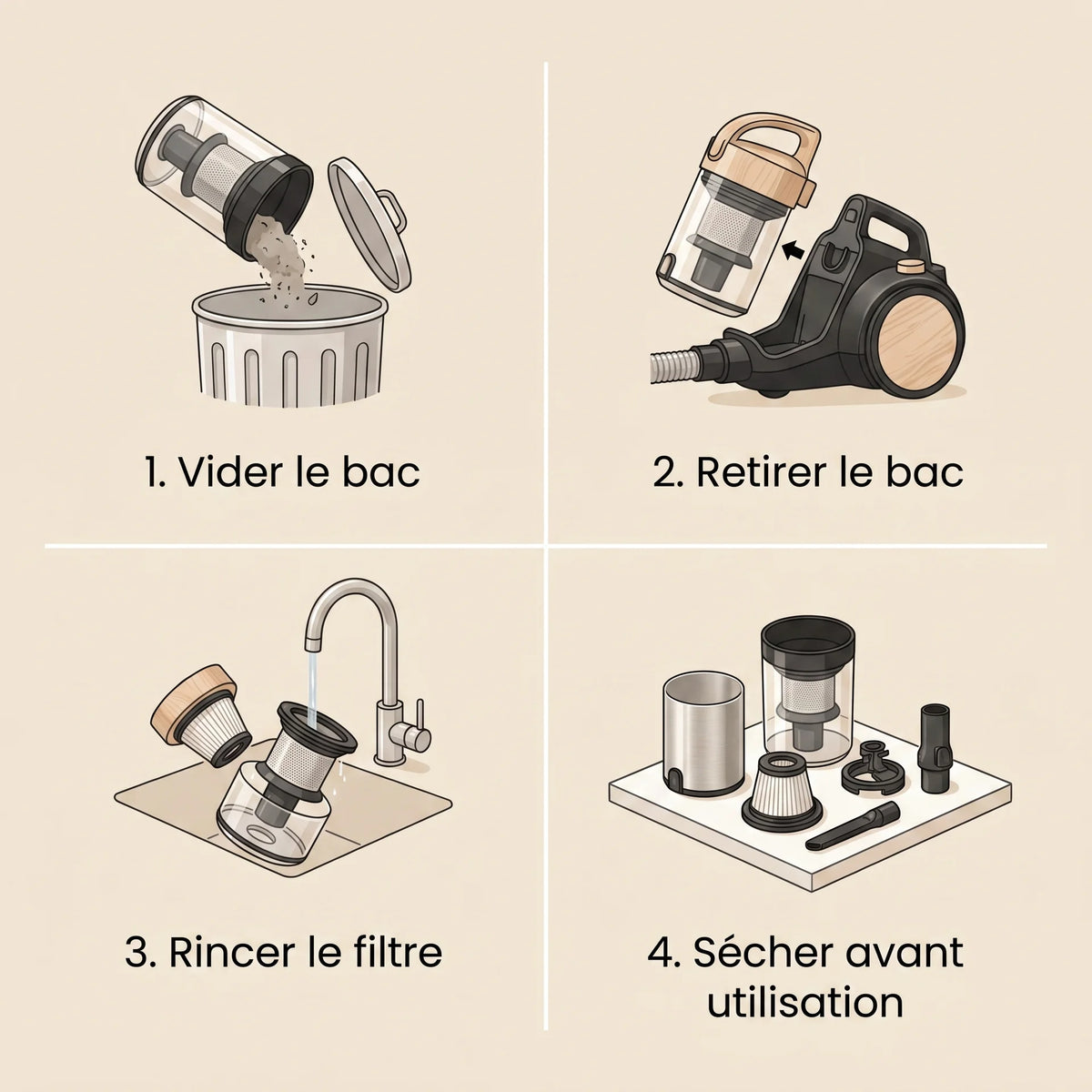 Balai aspirateur sans fil Elio — vue 8