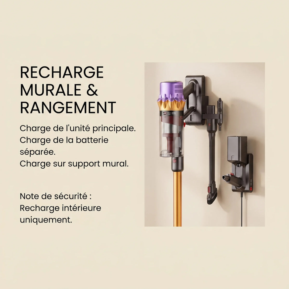 Balai aspirateur sans fil Enzo — vue 10