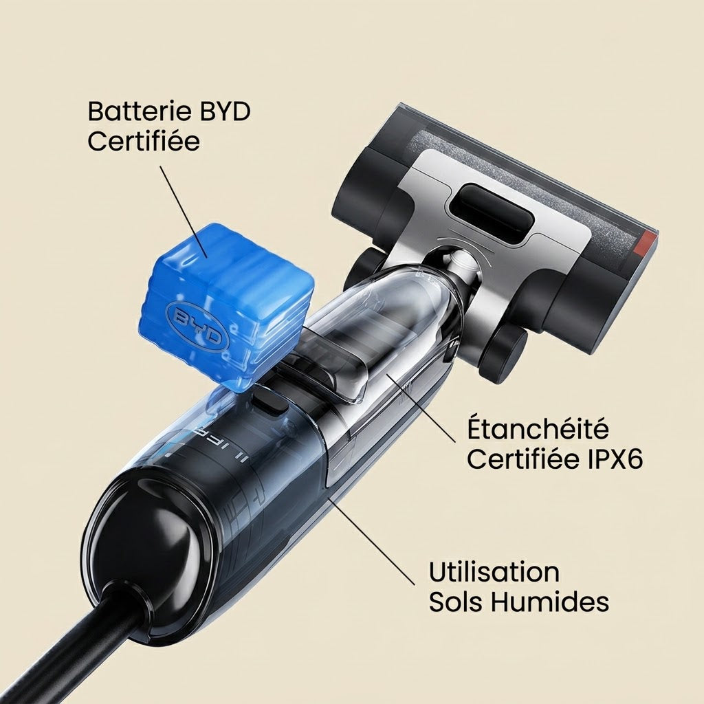 Aspirateur laveur sans fil Livia — vue 10