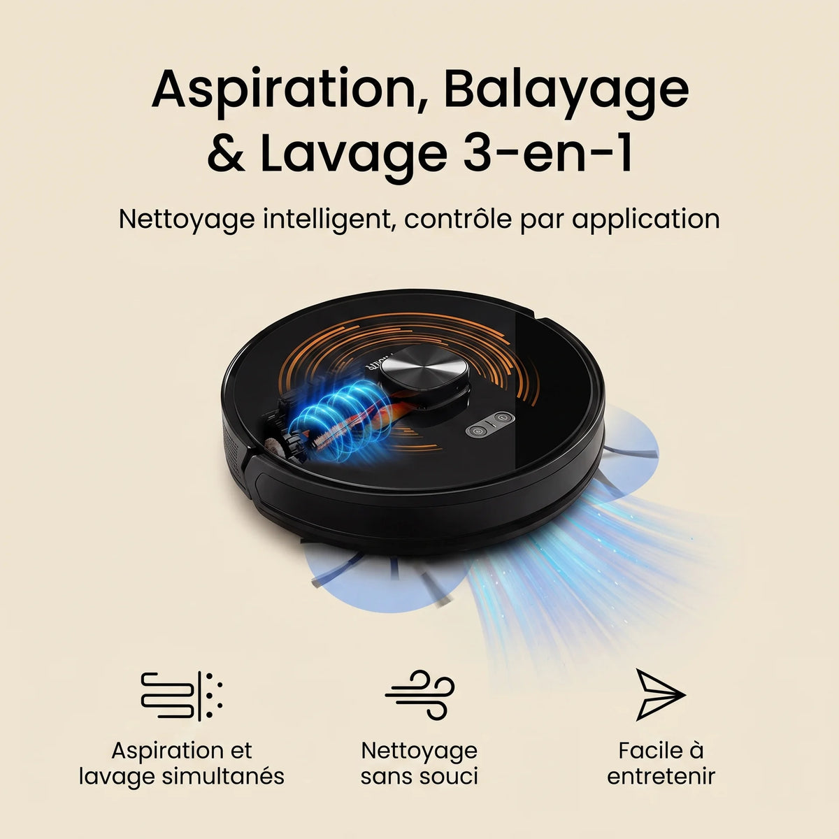 Aspirateur robot laveur Nyx — vue 2