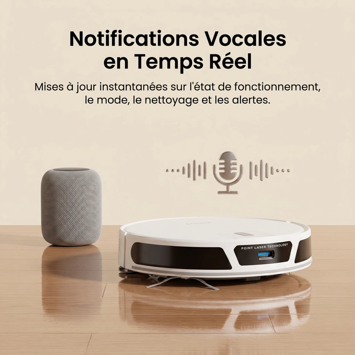Aspirateur robot Isis — vue 2