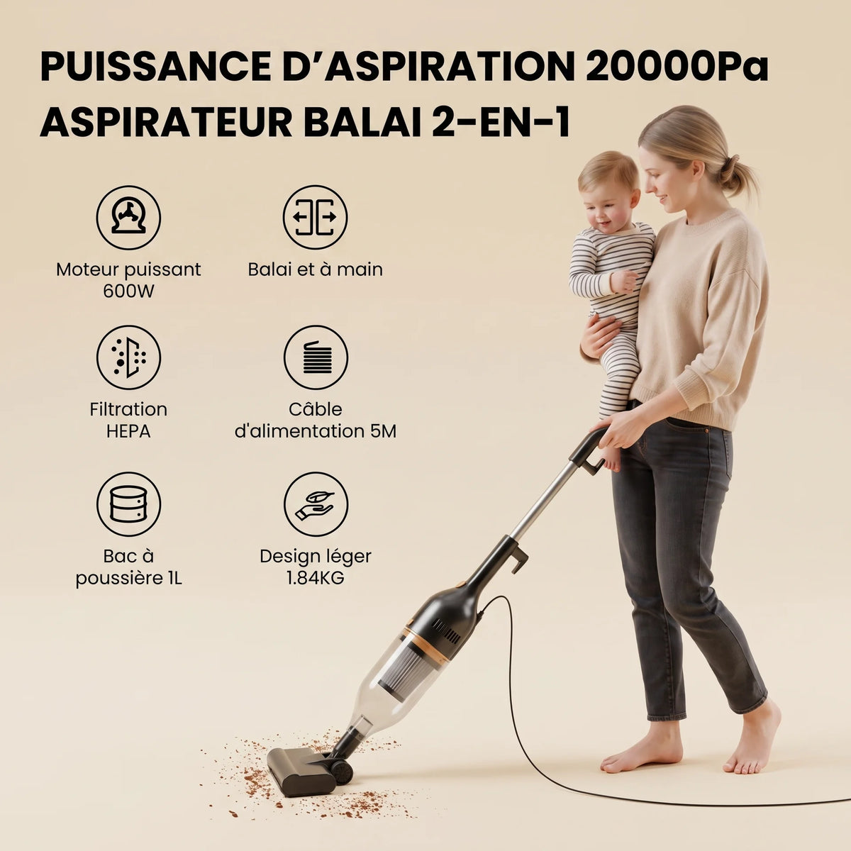 Balai aspirateur Lily — vue 4