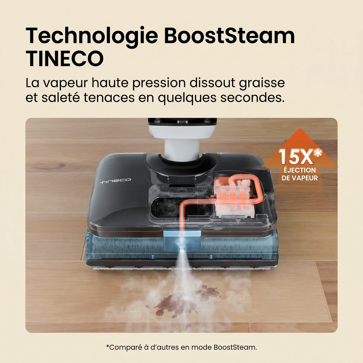 Aspirateur lavant vapeur Yuna — vue 8