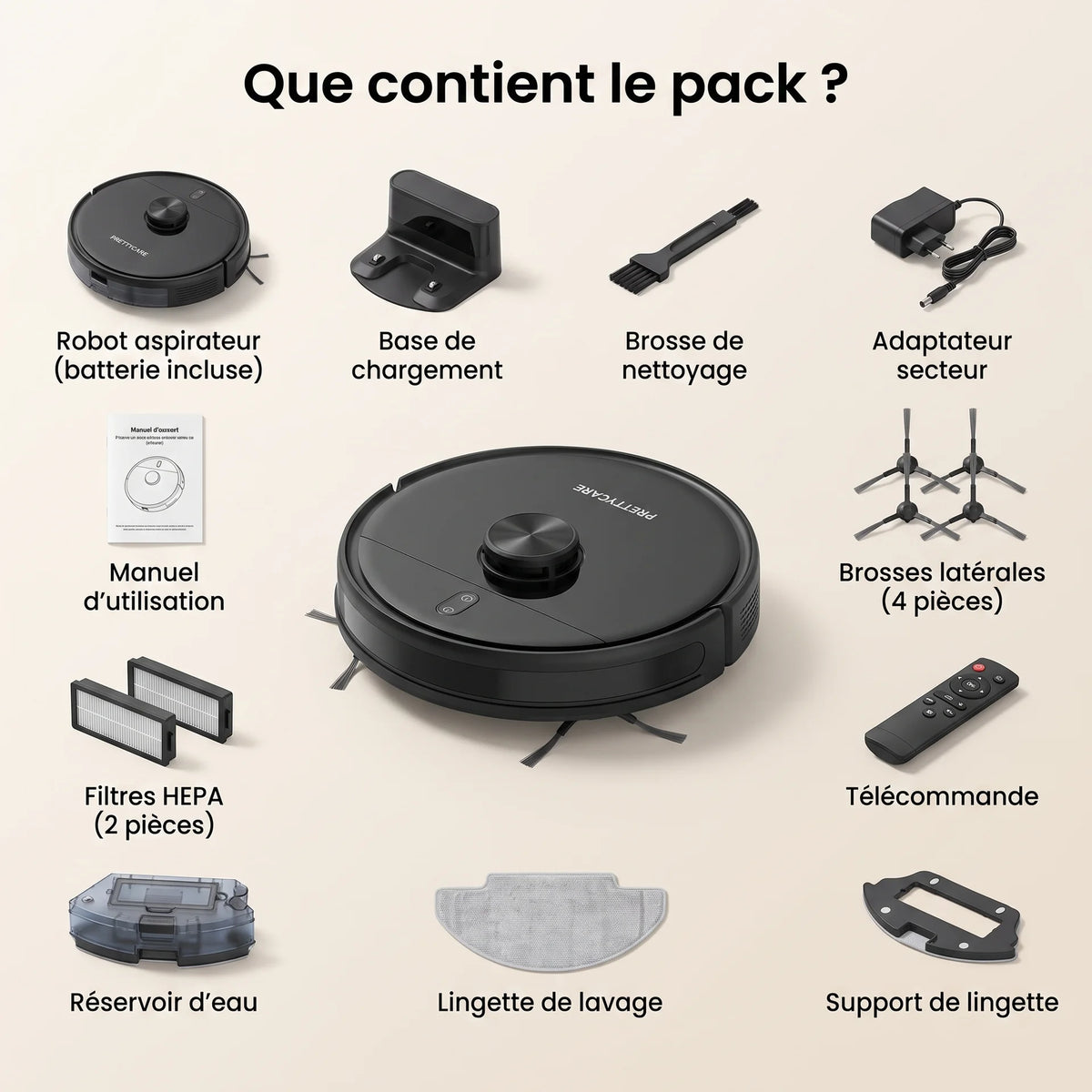 Aspirateur robot laveur Lewis — vue 9