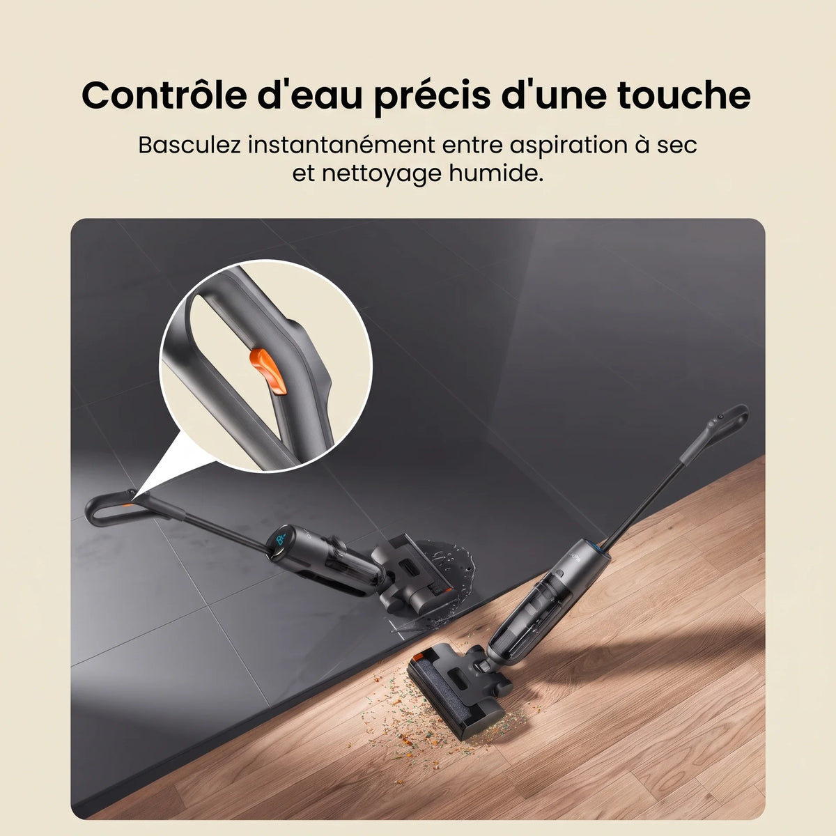 Aspirateur laveur sans fil Livia — vue 5