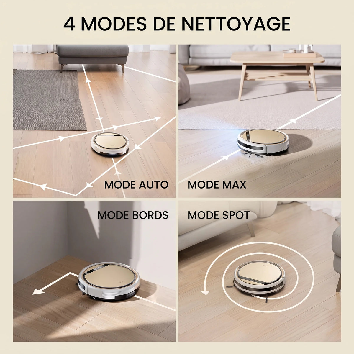 Aspirateur robot Léo — vue 3