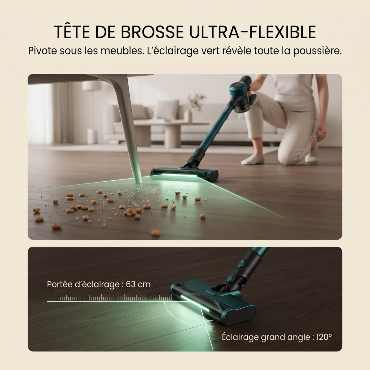 Aspirateur balai sans fil Zen — vue 4