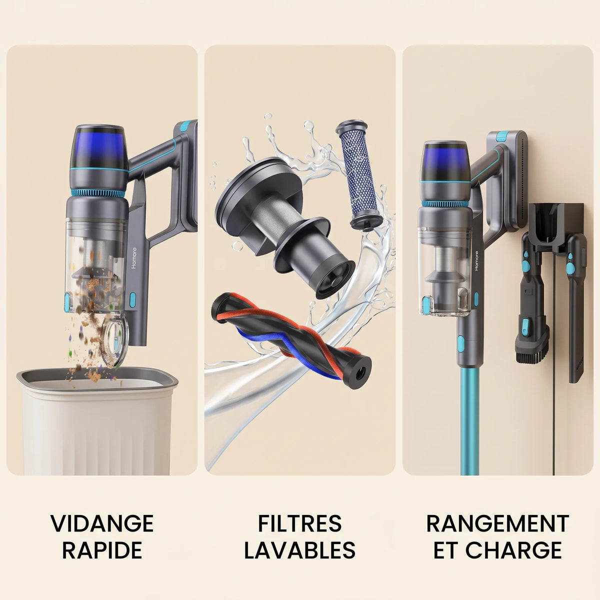 Aspirateur balai sans fil Yree — vue 4