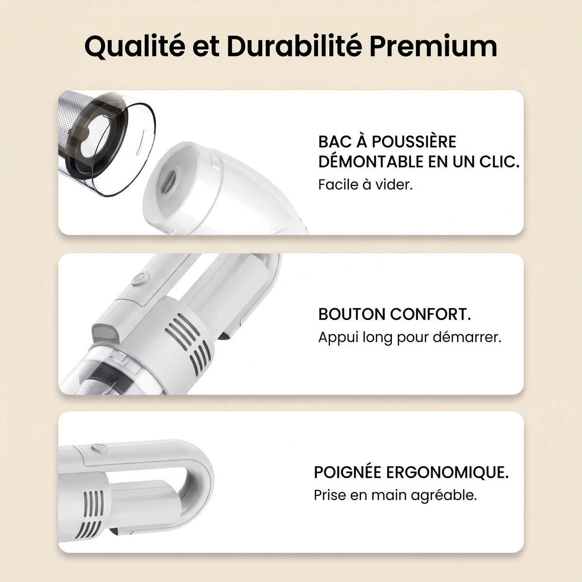Aspirateur à main sans fil Alma — vue 3