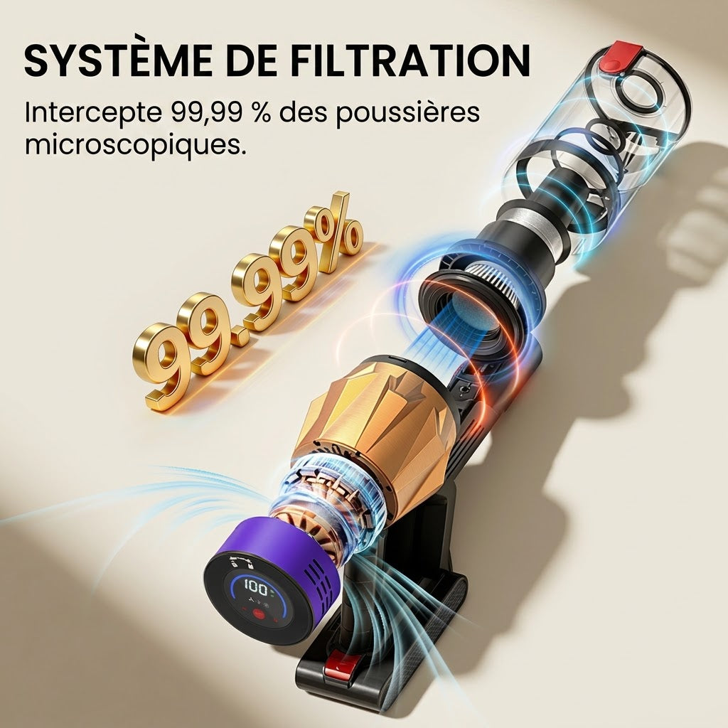 Aspirateur balai sans fil Aulee — vue 7