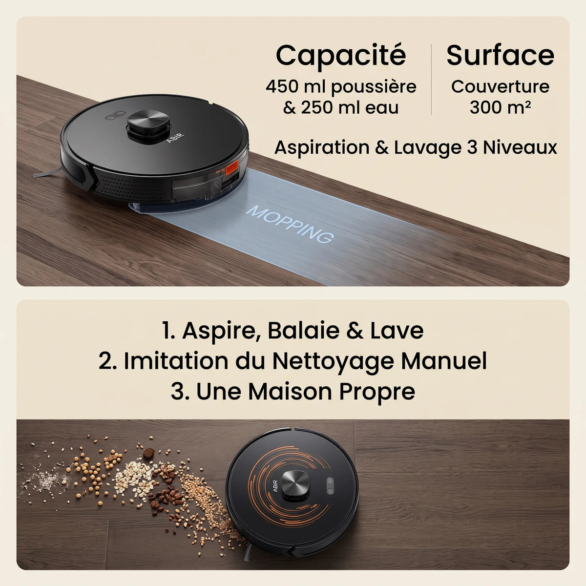 Aspirateur robot laveur Kelio — vue 11