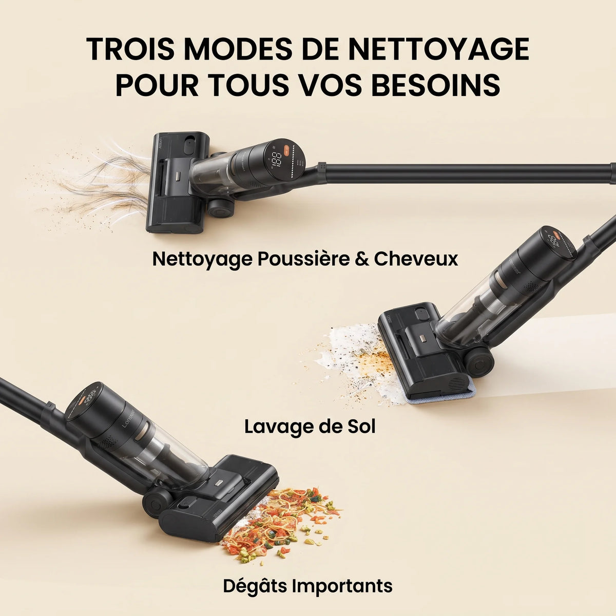 Aspirateur lavant César — vue 4
