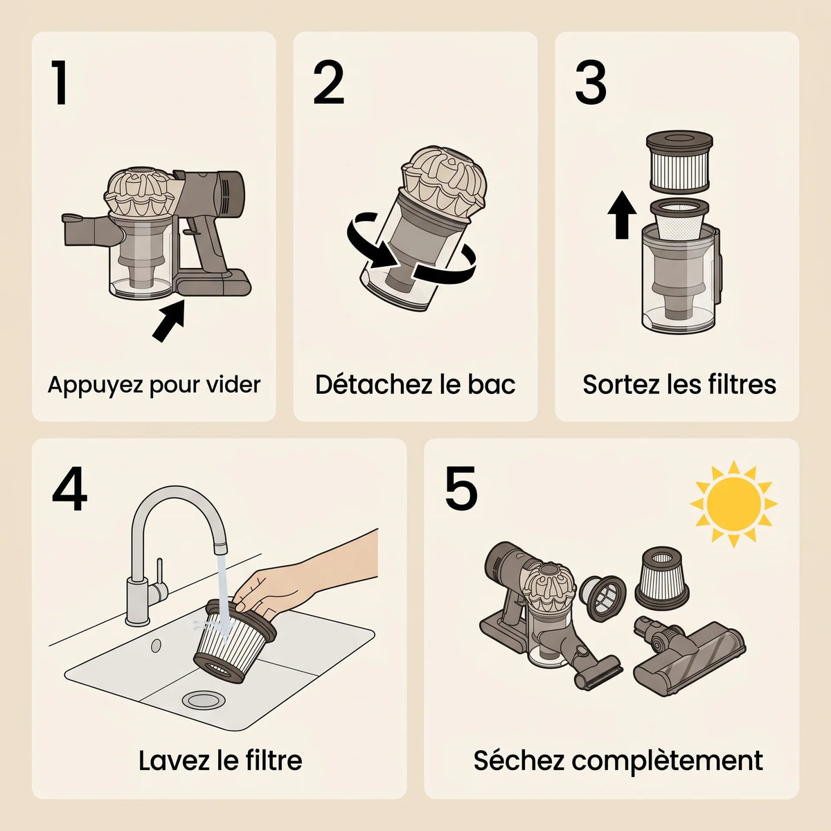 Balai aspirateur sans fil Vela — vue 12