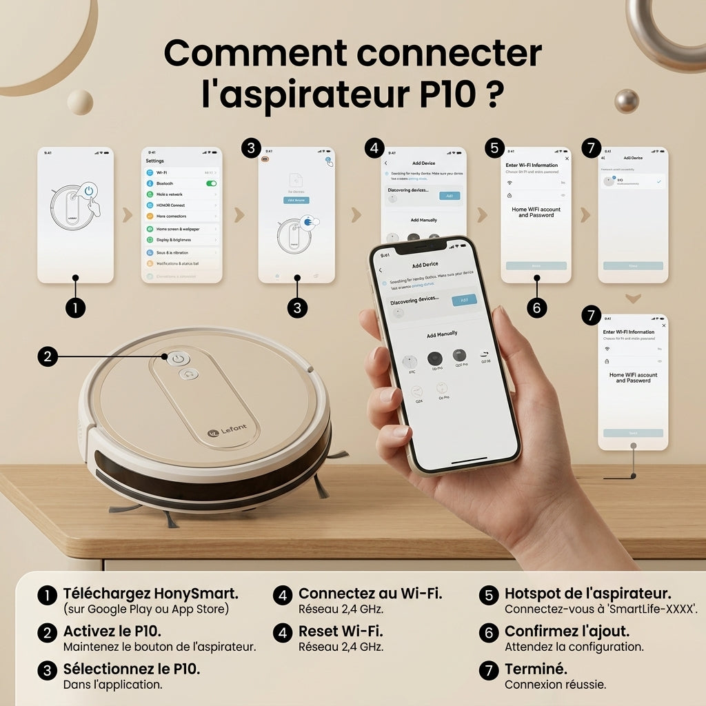 Aspirateur robot laveur Poppins — vue 12