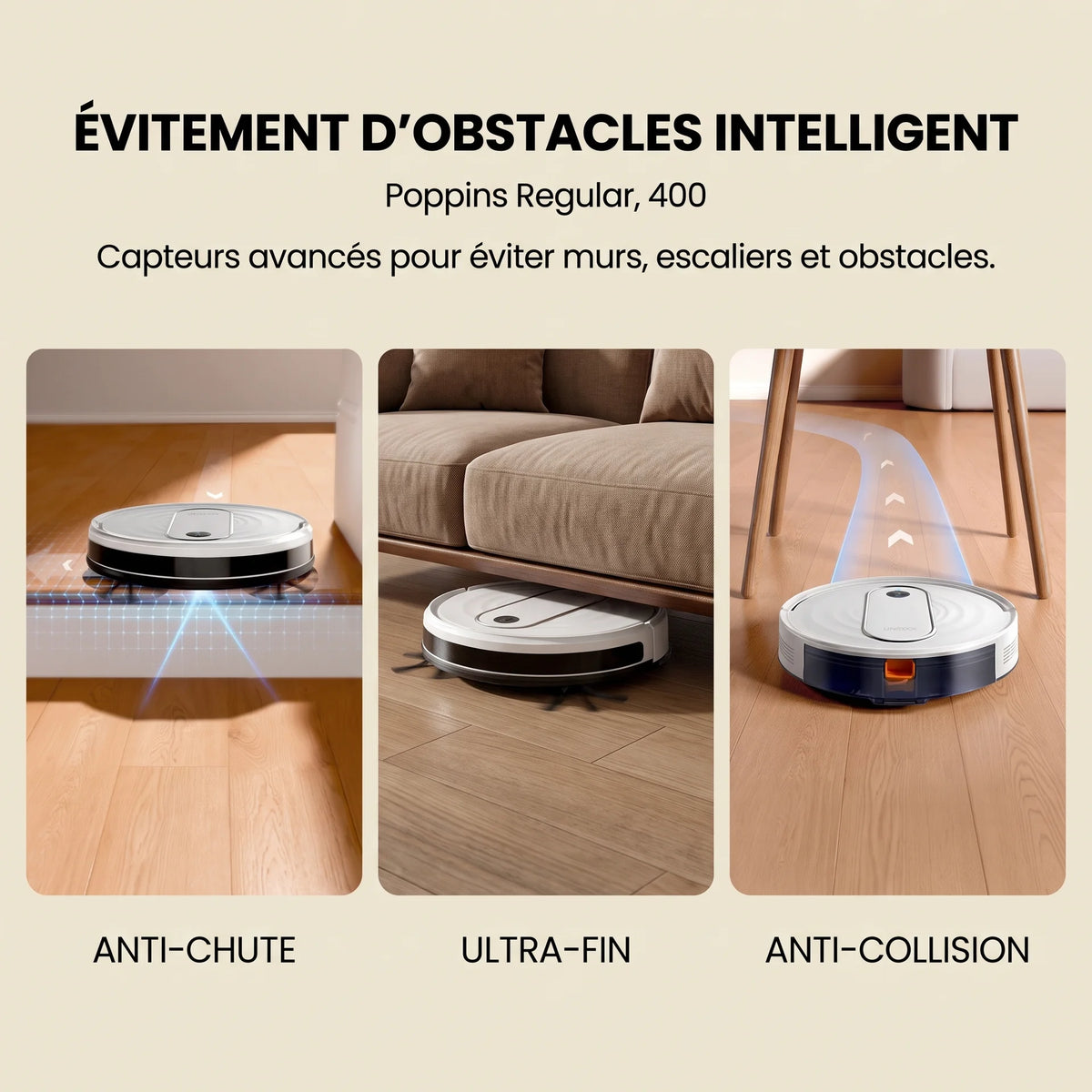 Aspirateur robot laveur Poppins — vue 4