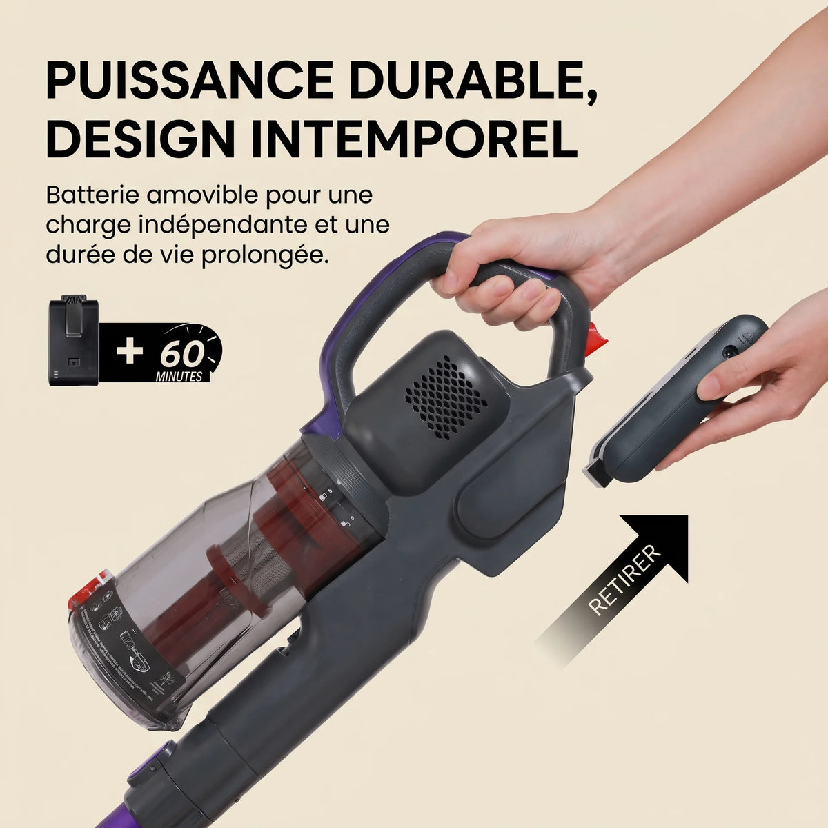 Balai aspirateur sans fil Vela — vue 11