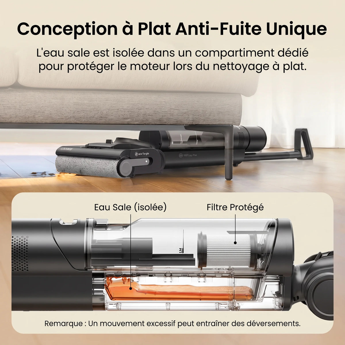 Aspirateur lavant César — vue 10