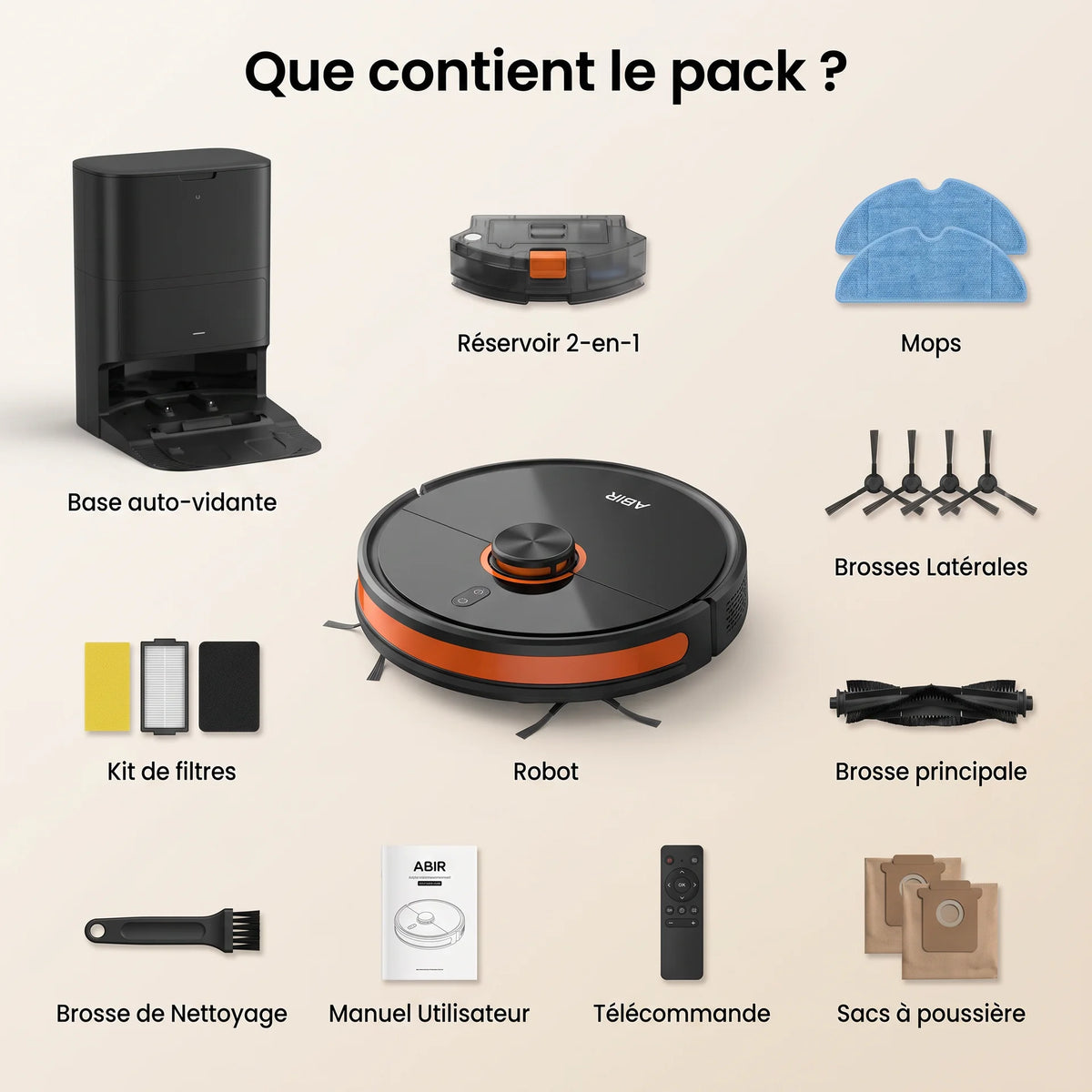 Aspirateur robot laveur Kelio — vue 14