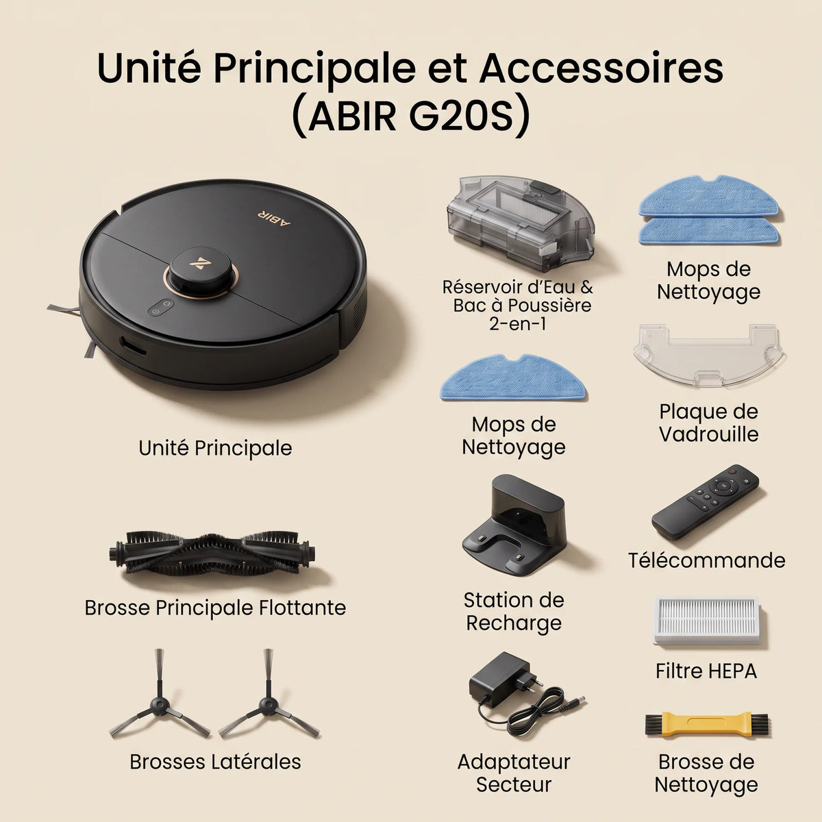 Aspirateur robot laveur Astra — vue 12