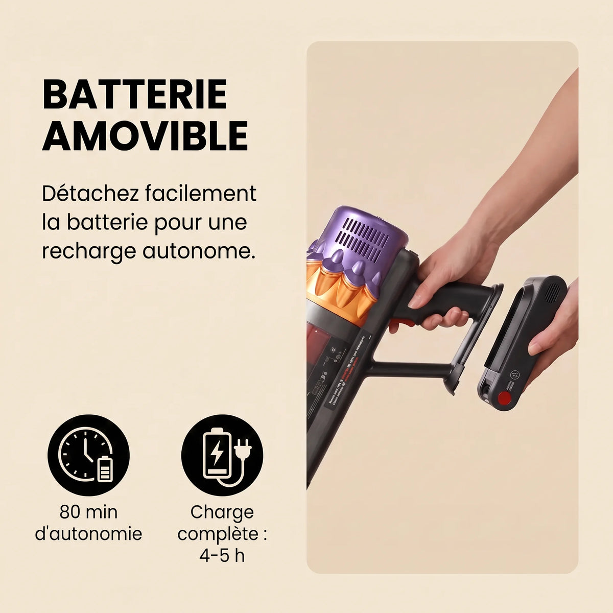 Balai aspirateur sans fil Enzo — vue 12